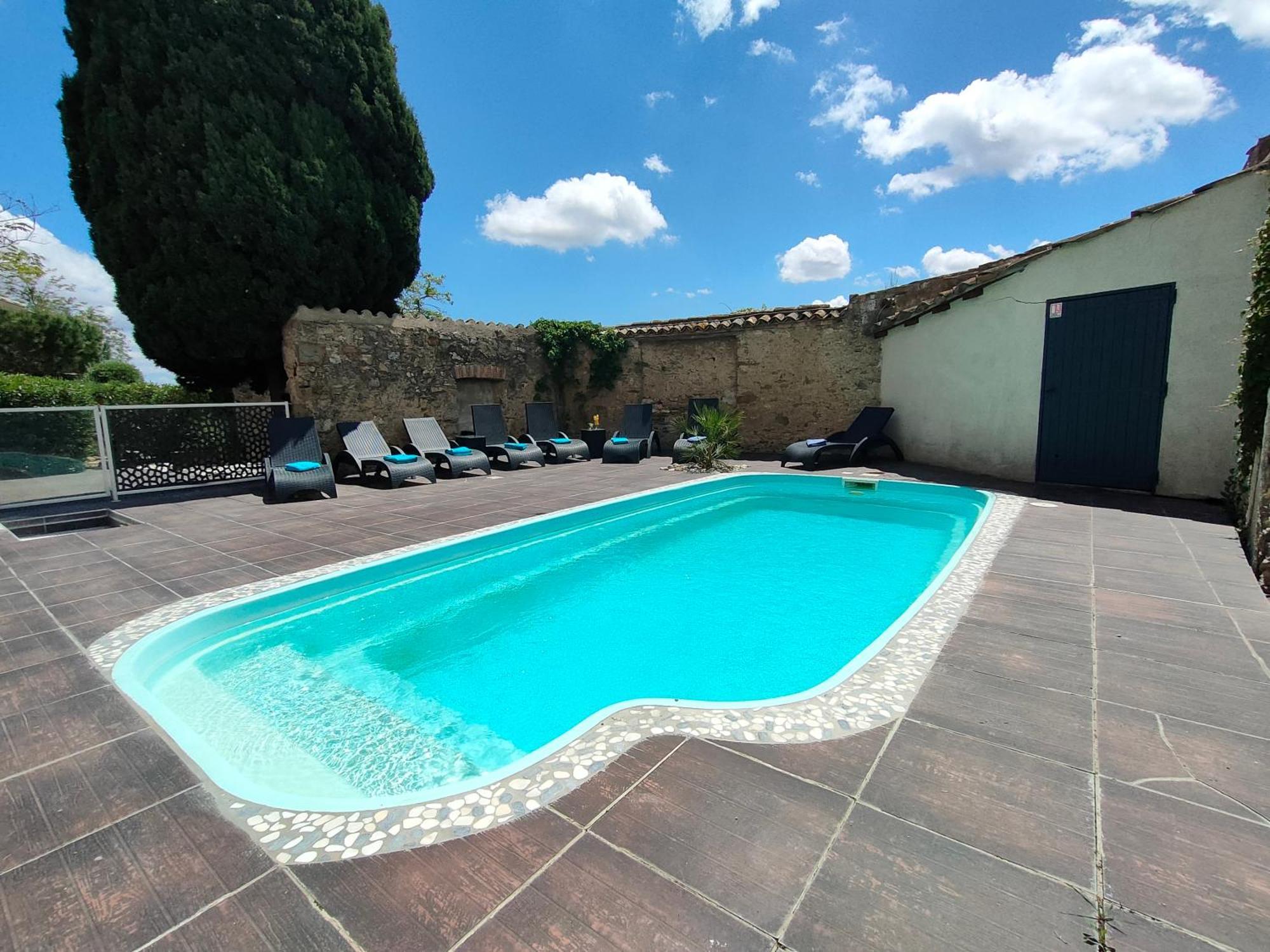 Hotel Restaurant L'Art Des Mets By Cote Jardin Conilhac-Corbieres ภายนอก รูปภาพ