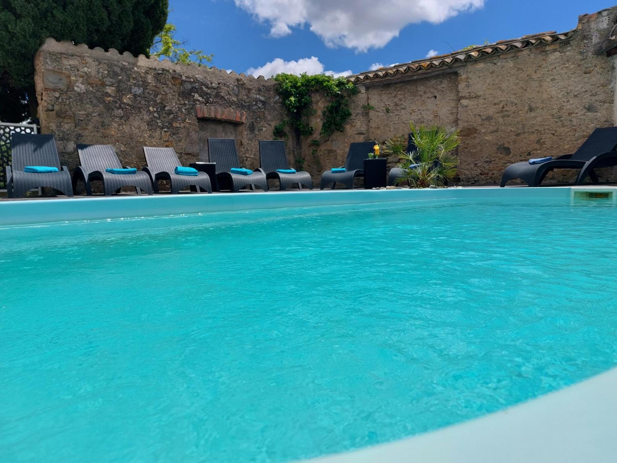 Hotel Restaurant L'Art Des Mets By Cote Jardin Conilhac-Corbieres ภายนอก รูปภาพ