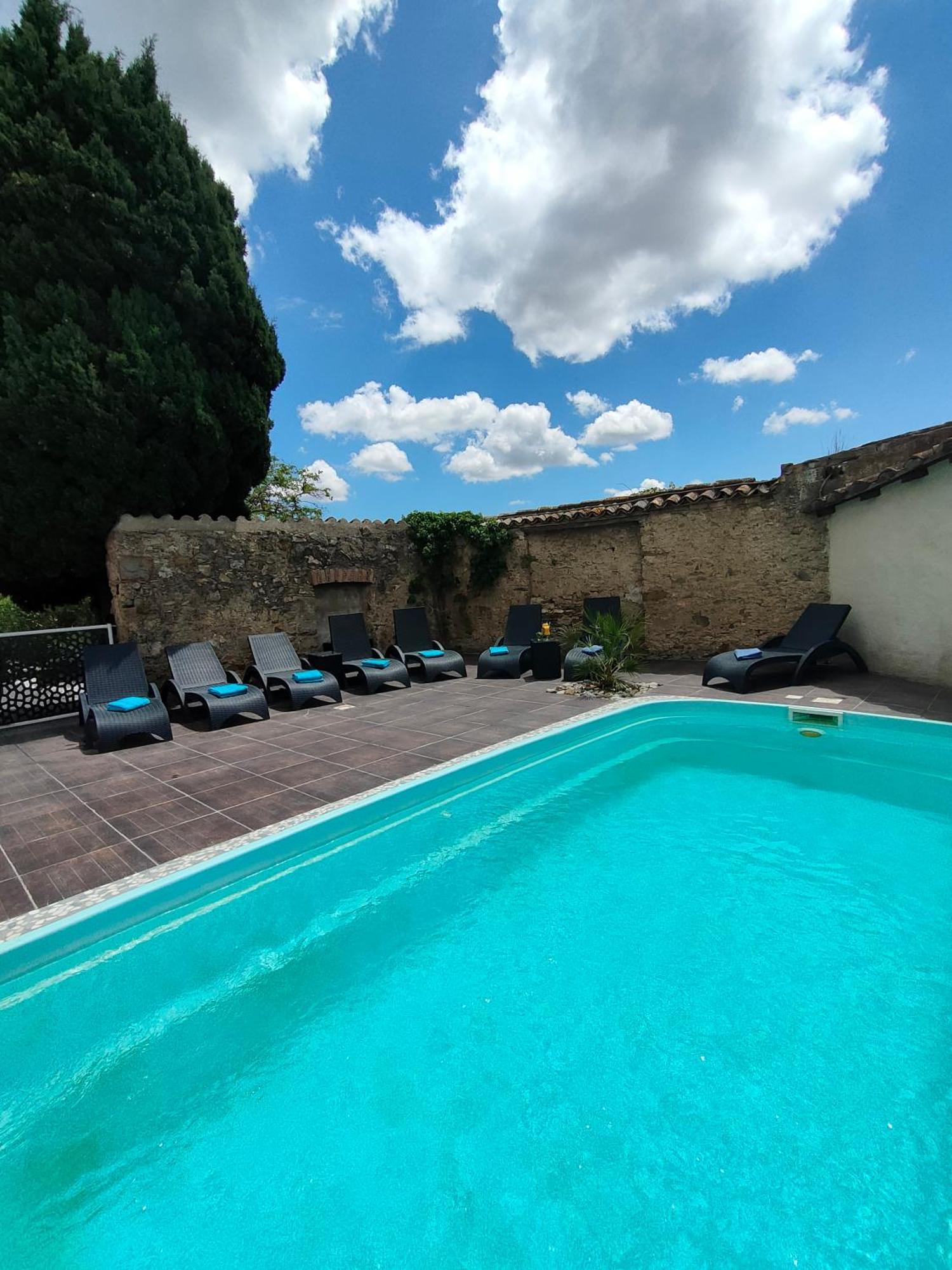 Hotel Restaurant L'Art Des Mets By Cote Jardin Conilhac-Corbieres ภายนอก รูปภาพ